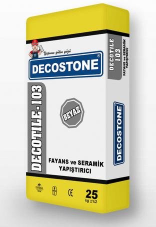 Decotile - 103 Fayans ve Seramik Yapıştırıcı - Beyaz | Decoverse