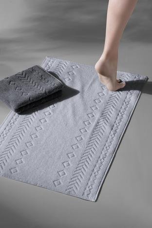 Oscuro Bathmat Space - Ekstra Yumuşak, Modern %100 Pamuk 50x75 Cm Ayak Havlusu / Banyo Paspas Seti | Decoverse