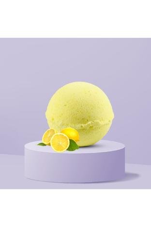 Limon Kokulu Doğal Banyo Topu 200 Gram Banyo Bombası Nem Terapi Topu | Decoverse